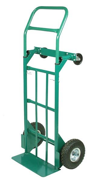 Mutual Industries 2-in-1 Two-Wheeler Hand Truck Converts into Platform Truck