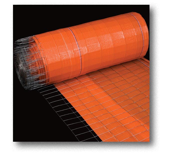 Mutual Industries Wire Back Silt Fence in Orange or Black Fabric