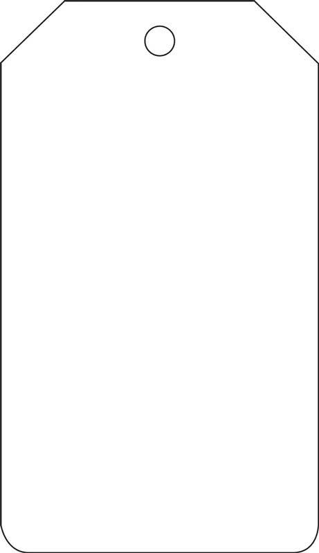 AccuformNMC TDM615 Caution Safety Tag, Valve For Laboratory Vacuum, 5-3/4" H x 3-1/4" W, 5/Pk