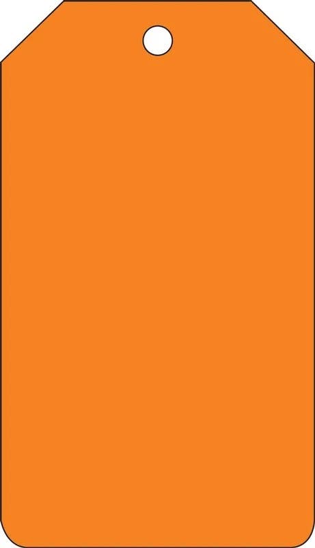 AccuformNMC TDM690 Caution Safety Tag, Valve For Cyclopropane, 5-3/4" H x 3-1/4" W, 5/Pk