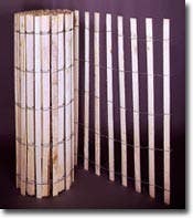 Mutual Industries 14910-9-48 4" x 50" Natural Wood Snow/Sand Fence