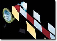 Mutual Industries Super Tough Hazard Stripe Tape 3" Width