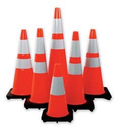 Mutual Industries 17720 High Quality Orange Traffic Cones - Multiple Sizes Available
