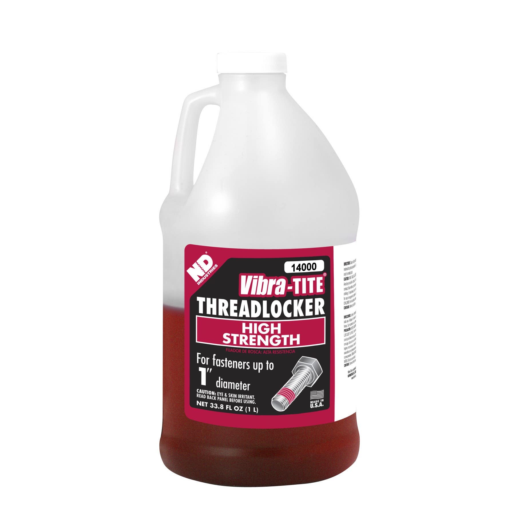 Vibra-Tite 14000 High Strength Threadlocker, 1 L