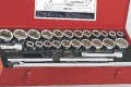 Genius Tools TW-626MS 26PC 3/4" Dr. Metric & SAE Hand Socket Set