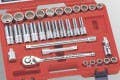 Genius Tools TW-432S 32PC 1/2" Dr. SAE Hand Socket Set
