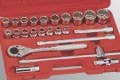 Genius Tools TW-424 24PC 1/2" Dr. 12-pt. Hand Socket Set