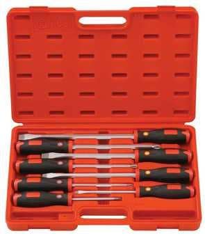 Genius Tools TT-508SP 8PC Combination Tang-thru Screwdriver Set