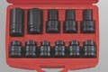 Genius Tools TR-511S 11PC 5 Spline Dr. SAE Truck Wheel Impact Socket Set