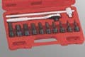 Genius Tools TH-412 12PC 1/2" Dr. SAE Hex Head Socket