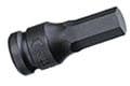 Genius Tools 3652 3/8" Dr. 5/32" Hex Head Driver 52mmL