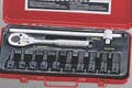 Genius Tools TH-312 12PC 3/8" Dr. SAE Hex Head Driver Set