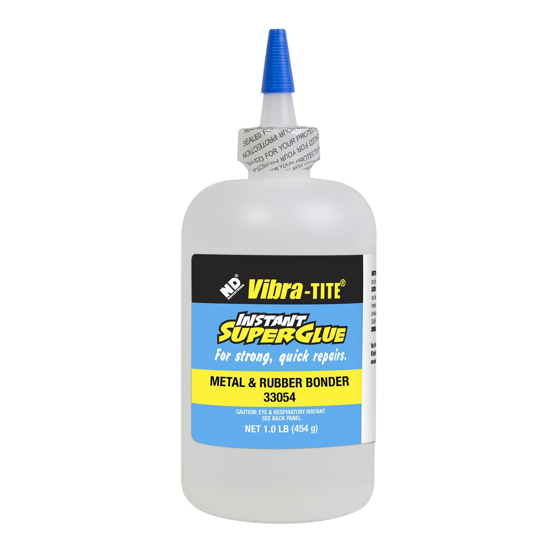 Vibra-Tite 33054 Cyanoacrylate Metal & Rubber Bonder 1 lb