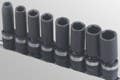 Genius Tools TG-408SD 8PC 1/2" Dr. SAE Swivel Deep Impact Socket Set