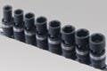 Genius Tools TG-408S 8PC 1/2" Dr. SAE Swivel Impact Socket Set