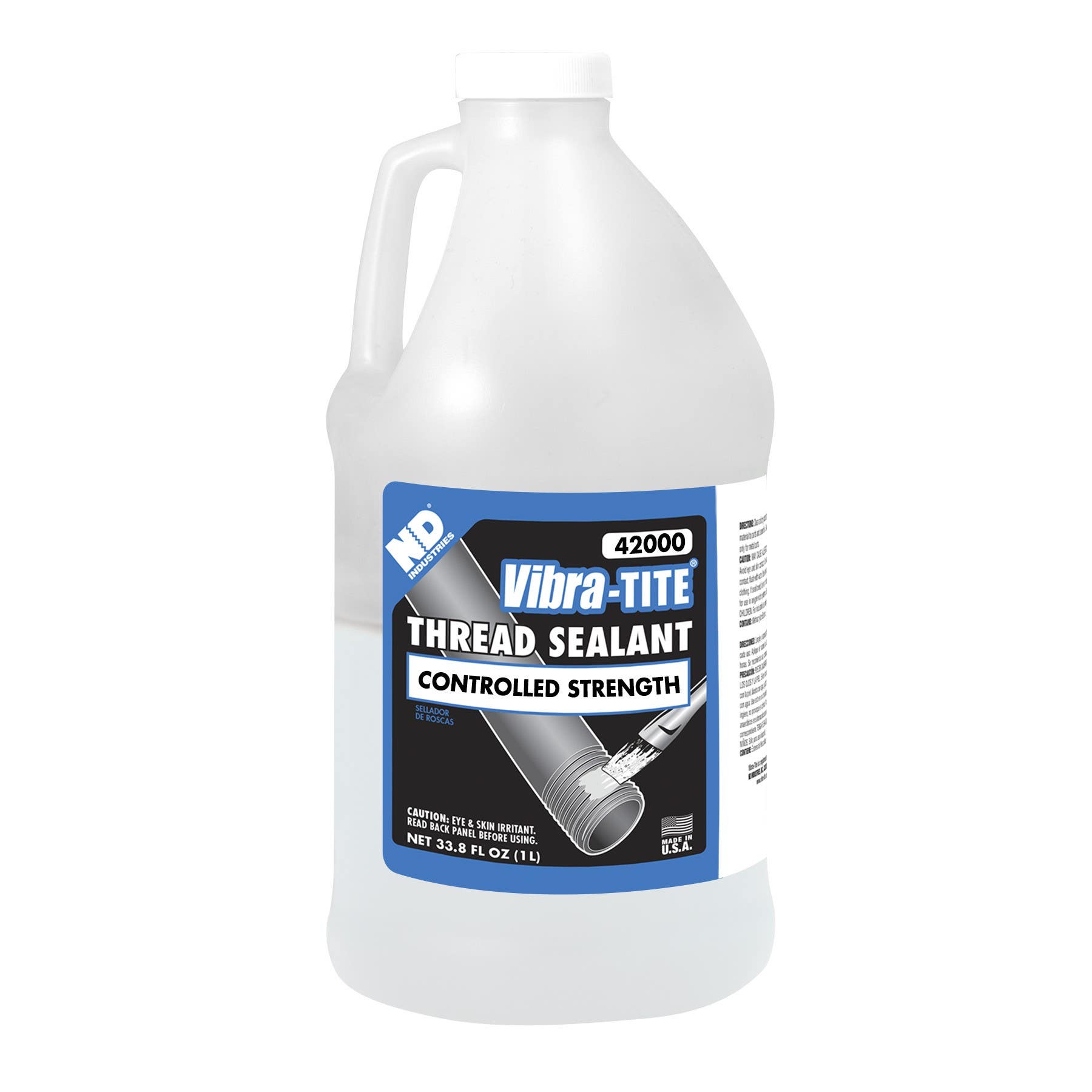 Vibra-Tite 42000 Thread Sealant High Temp / High Strength Pipe Sealant 1 L