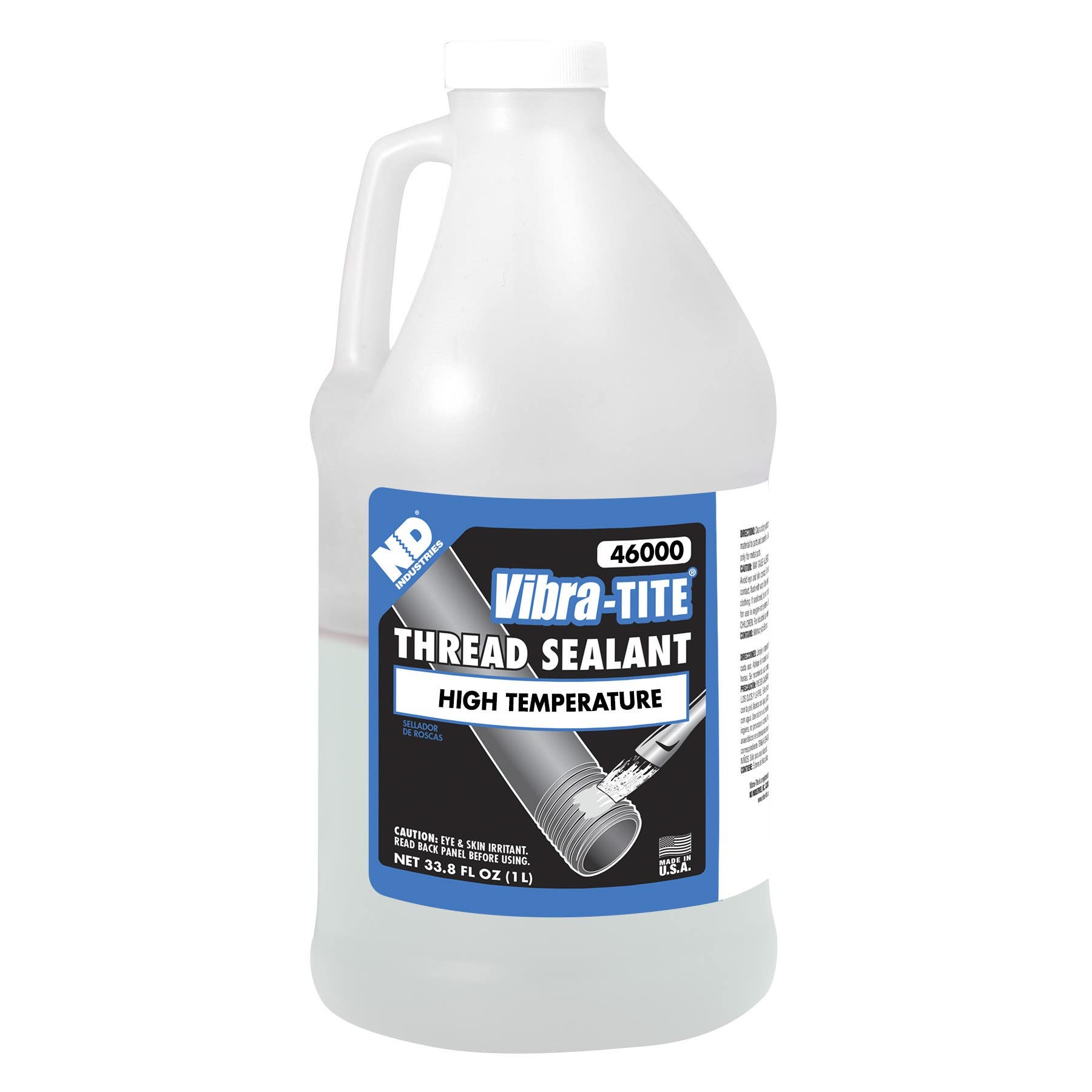 Vibra-Tite 46000 Thread Sealant High Temp / Stainless Steel Pipe Sealant 1 L