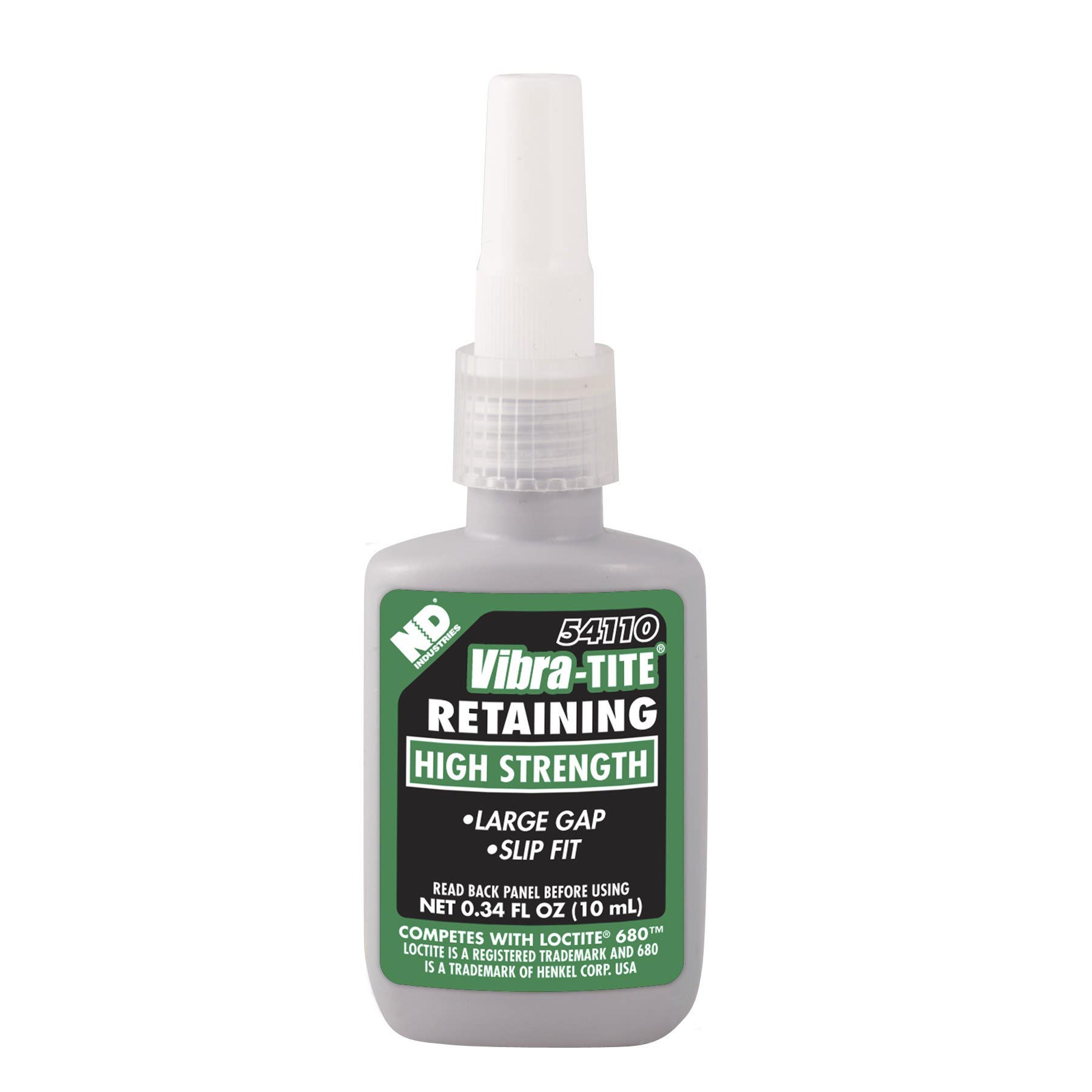 Vibra-Tite 54150 High Strength - Slip Fit Retaining Compound, 50 ml Bottle