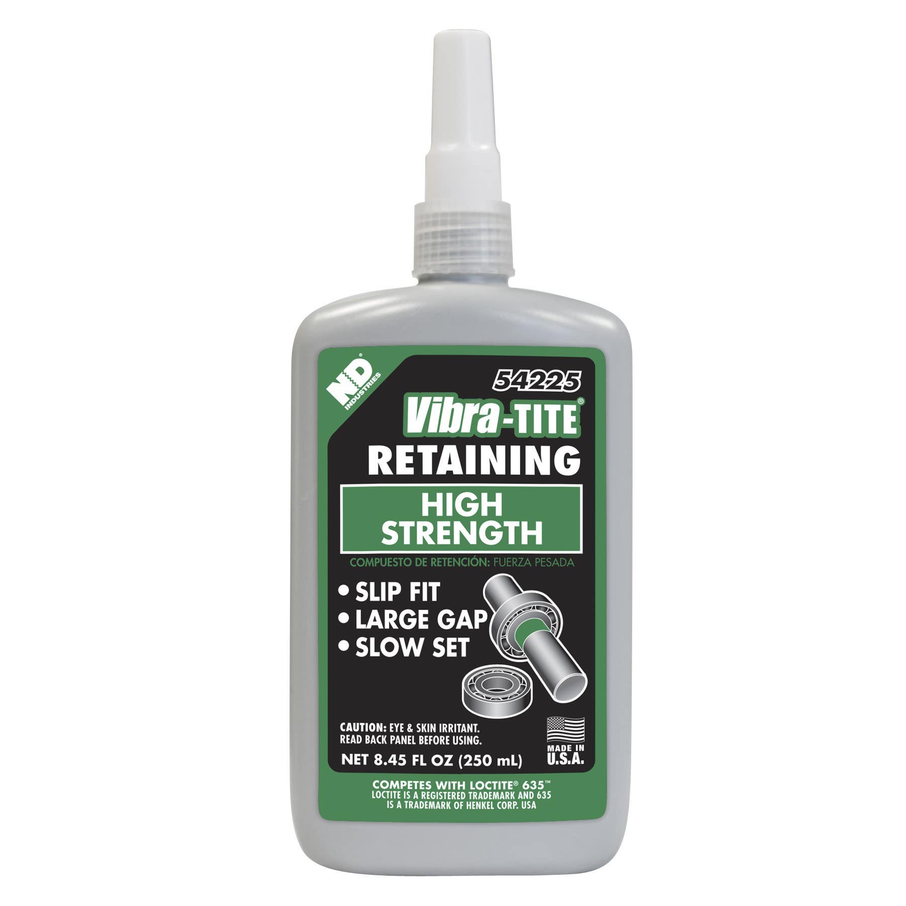 Vibra-Tite 54225 Retaining Compound High Strength - Large Gap 250 mL