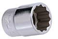Genius Tools 473810 1/2" Dr. 5/16" 12-pt. Hand Socket