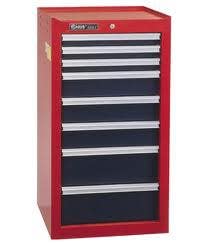 Genius Tools TS-748 8 Drawer Side Cabinet 18" x 18-3/4" x 37-1/16"