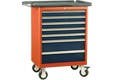 Genius Tools TS-467P 7 Drawers Roller Cabinet