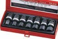 Genius Tools TG-213 7PC 3/8" Dr. SAE Swivel Impact Socket Set