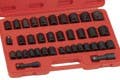 Genius Tools TF-4338-1 37PC 3/8 & 1/2" Dr. Impact Socket Set