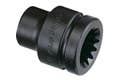 Genius Tools 5 Spline Drive Impact Socket 7/8" - 3"