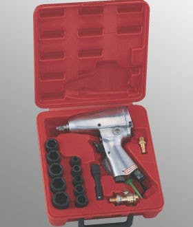 Genius Tools TF-316 16PC 3/8" Dr. Metric Impact Wrench Set, 160 ft-lb