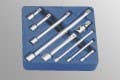Genius Tools EX-2349 9PC 1/4,3/8 & 1/2" Dr. Extension Bar Set