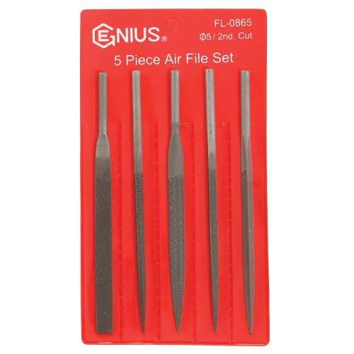 Genius Tools FL-0865 5PC Air File Set