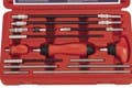Genius Tools GA-015A 15PC 1/4" Hex. Ratcheting Screwdriver with Accessories