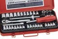 Genius Tools GS-237S 37PC 1/4" Dr. SAE Hand Socket Set