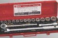Genius Tools GS-416MA 16PC 1/2" Dr. Metric Hand Socket Set