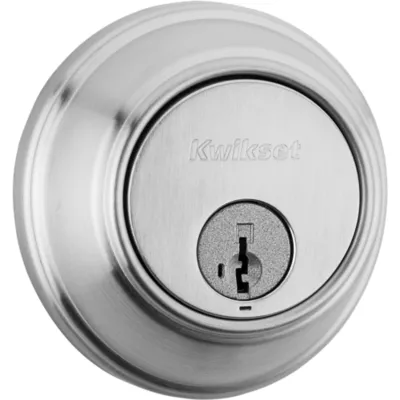 Kwikset 817 SMT Keyed One Side UL Listed Key Control Deadbolt, SmartKey