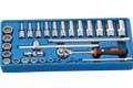 Genius Toos GS-330S 30PC 3/8" Dr. SAE Deep Hand Socket Set