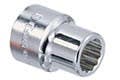 Genius Tools 8370 1" Dr. 12-pt Hand Socket