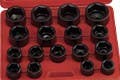 Genius Tools IS-817 17PC 1" Dr. Impact Socket Set