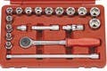Genius Tools EU-319M 19PC 3/8" Dr. Metric Hand Socket Set