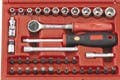 Genius Tools EU-240M 40PC 1/4" Dr. Metric Hand Socket Set