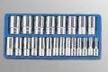 Genius Tools DS-422S 22PC 1/2" Dr. SAE Deep Hand Socket Set