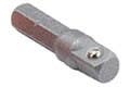 Genius Tools 280002B 1/4" Hex Shank 1/4" Square Dr. Socket Holder Adapter