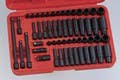Genius Tools TF-255MS 55PC 1/4" Dr. Impact Socket Set
