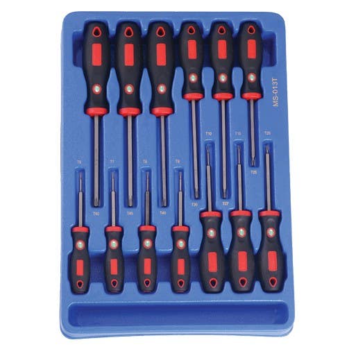 Genius Tools MS-013T 13PC Star Screwdriver Set