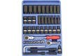 Genius Tools MS-042M 42PC 3/8" Dr. Metric Impact Socket & Star Socket Set