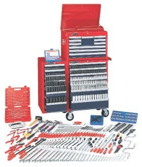 Genius Tools MS-541TS 541PC Metric Master Set with Tool Chests