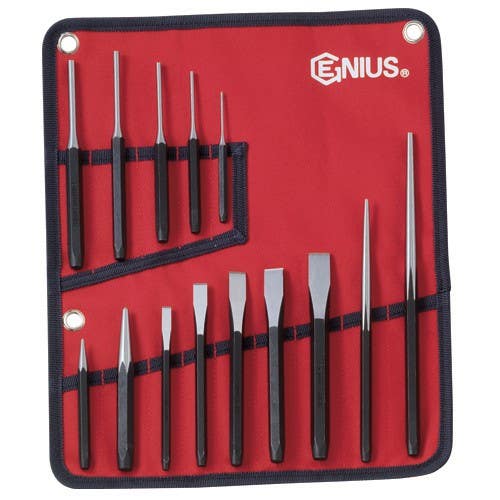Genius Tools PC-514 14PC Punch & Chisel Set