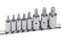 Genius Tools BS-230 8PC 1/4 & 3/8" Dr. Wobble Hex Bit Socket Set