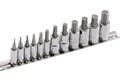 Genius Tools BS-2312H 12PC 1/4 & 3/8" Dr. Metric Hex Bit Socket Set